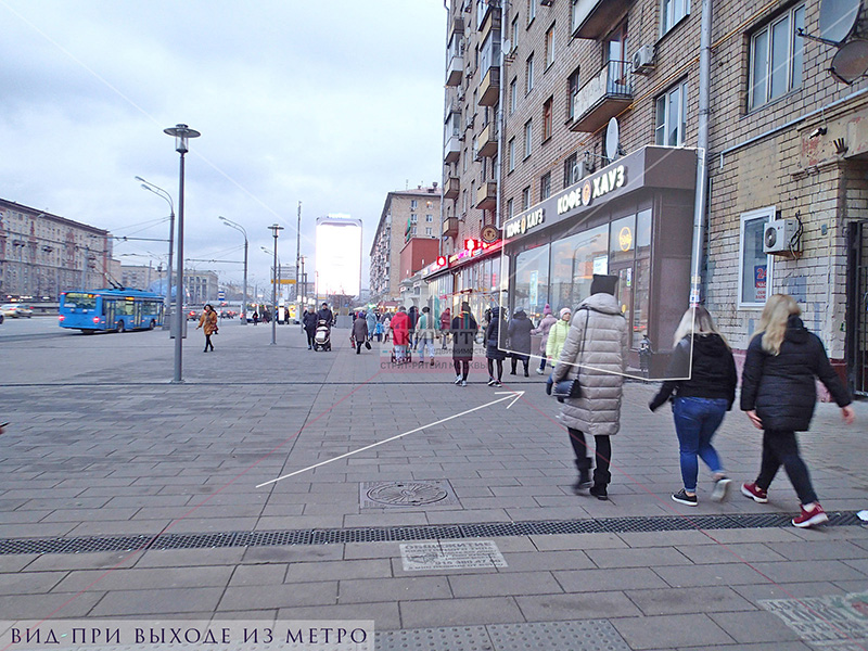 Стрит-ритейл у м.Сокол, 160 или 275 м², Ленинградский проспект, 74к1